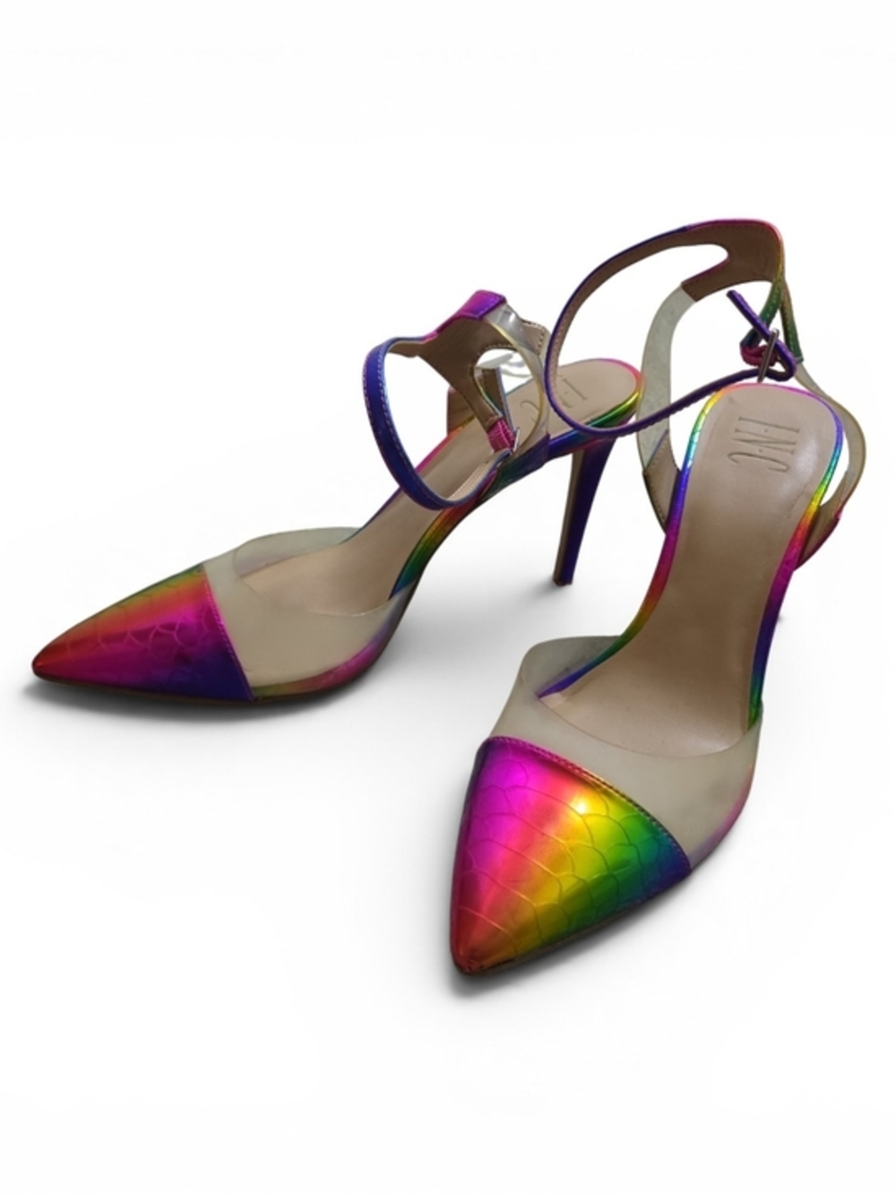 Women’s Rainbow Pointed Toe Stiletto Heels